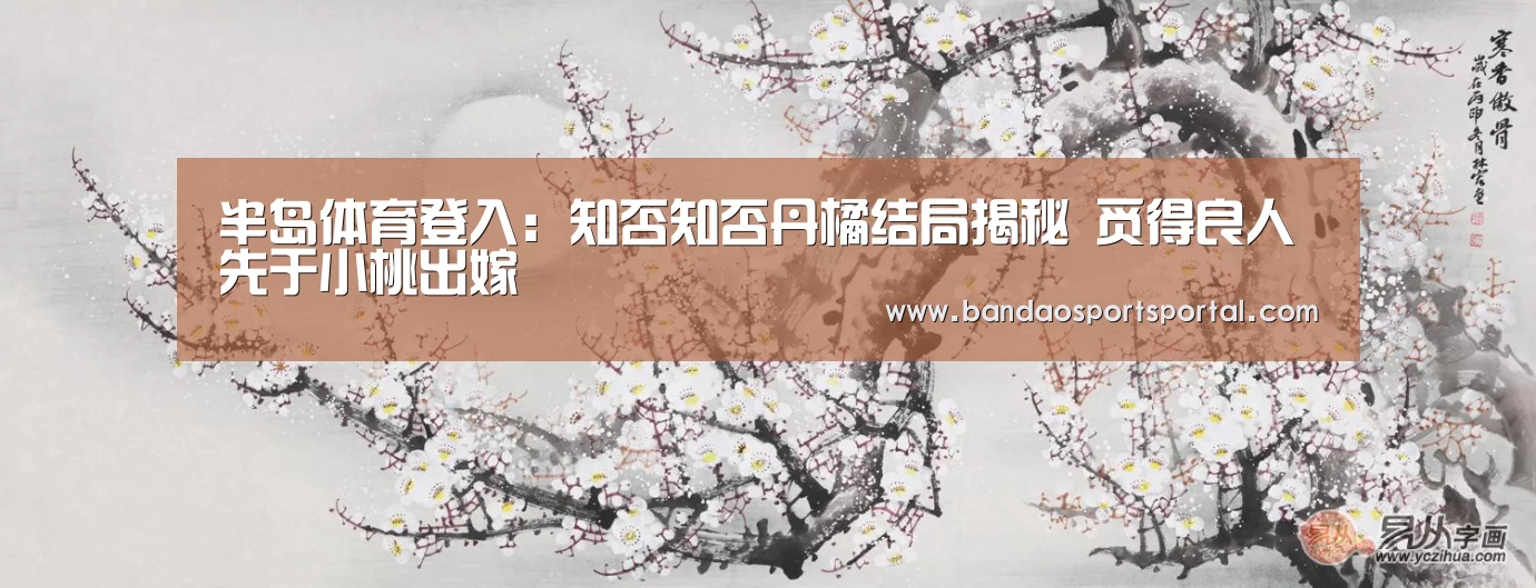 半岛体育登入:知否知否丹橘结局揭秘 觅得良人先于小桃出嫁(图2) 半岛体育app官网